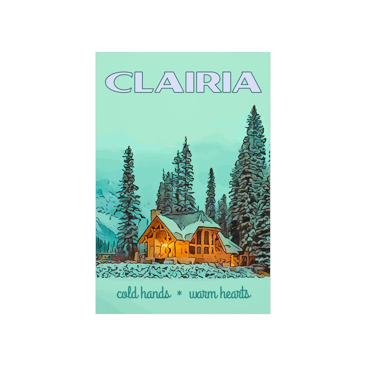 Travel Poster - CLAIRIA